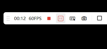 Pause a PixPin GIF screen recording