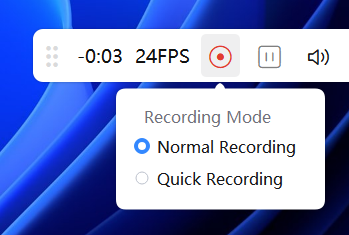 Quick Recording