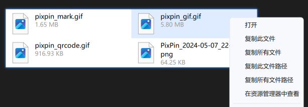 Unique Menu Items for File Pin