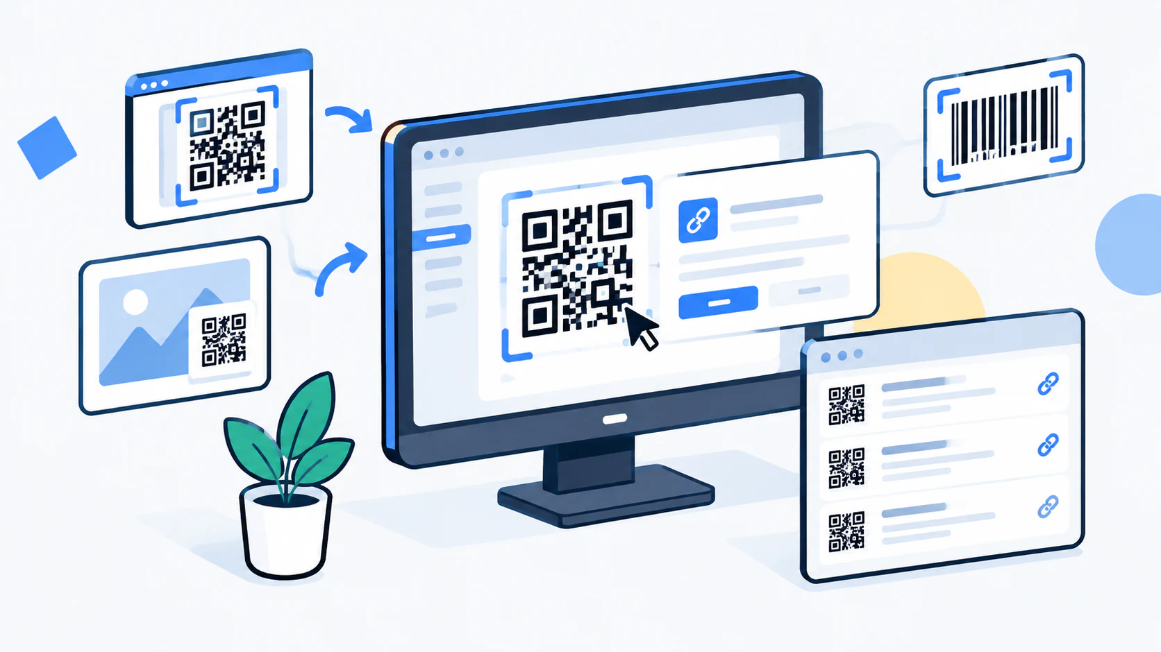 電腦螢幕 QR Code 怎麼掃描？免手機的 QR Code 與條碼識別方法